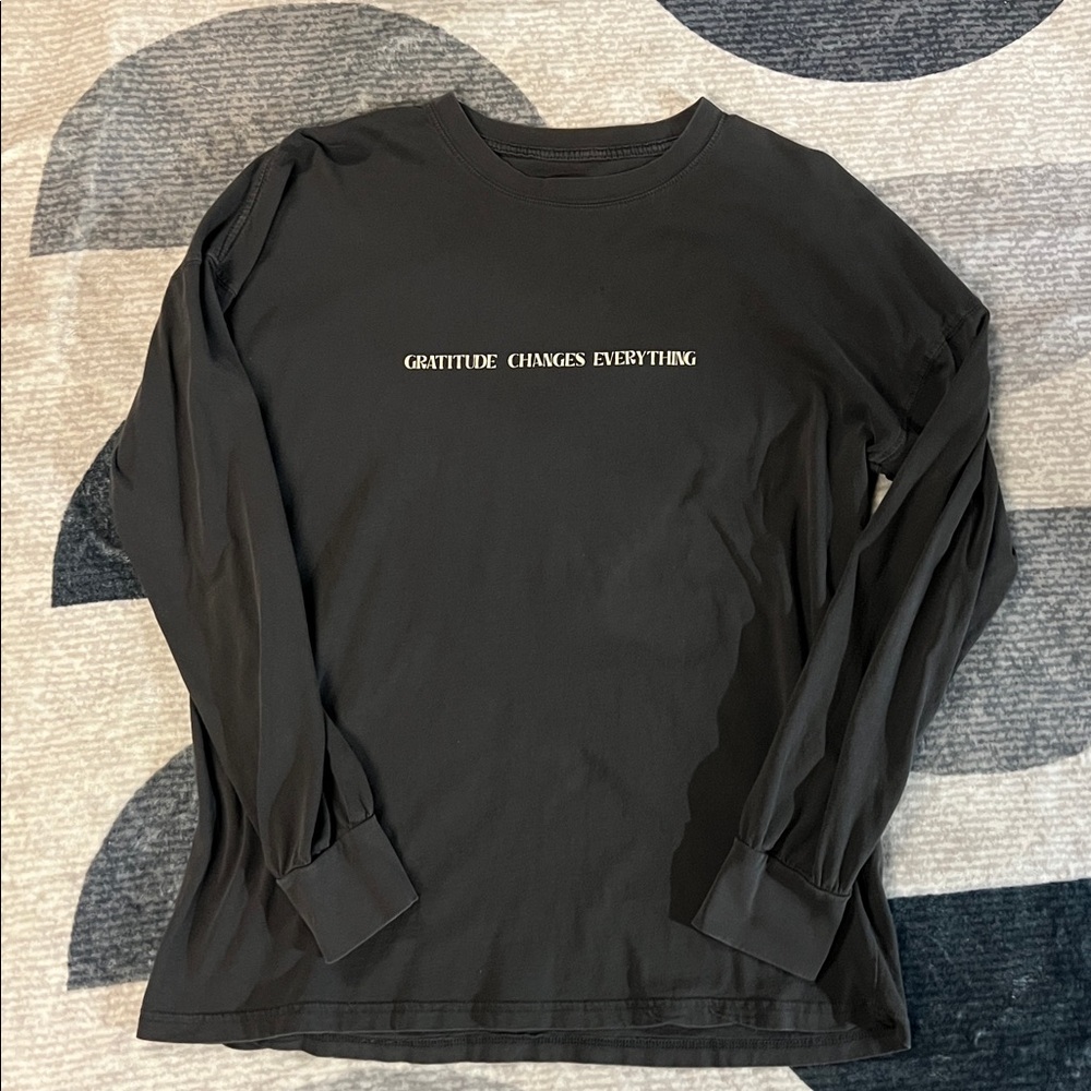 Spiritual Gangster Dark Grey Long Sleeve Shirt - Medium - Picture 2 of 5